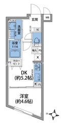 ラヴィエール戸越公園の物件間取画像